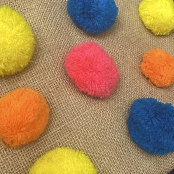 Glamorous Brand Jute Pom Pom Clutch - Picture 6 of 9